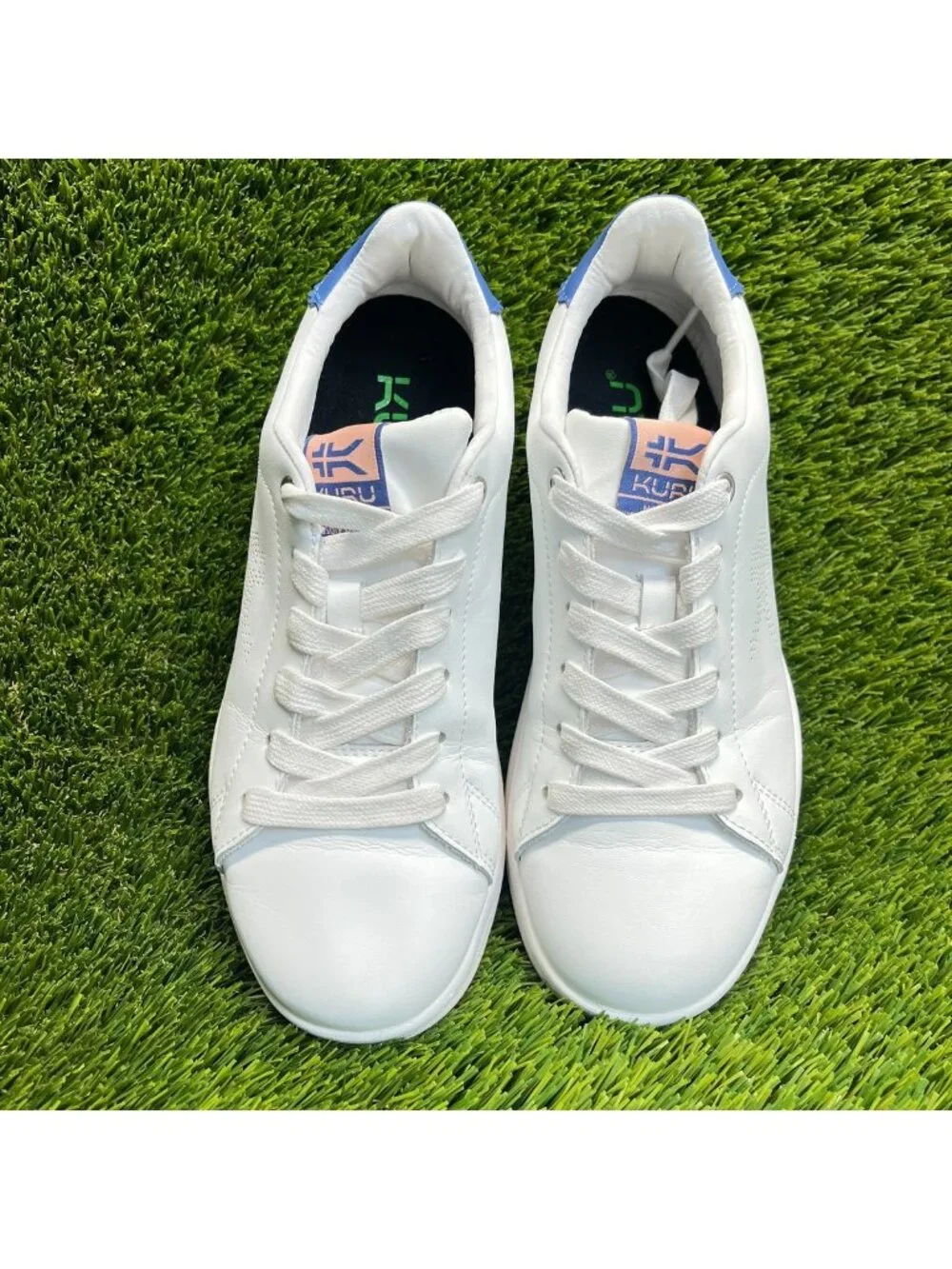 Kuru Roam Classic Court Womens Size 7.5 White Athletic Leather Shoes Sneakers